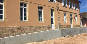 Saint Symphorien des Bois - Avancement des travaux de l'école