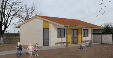 Construction d'un restaurant scolaire : Ecole Ste Marguerite à St Germain Lespinasse